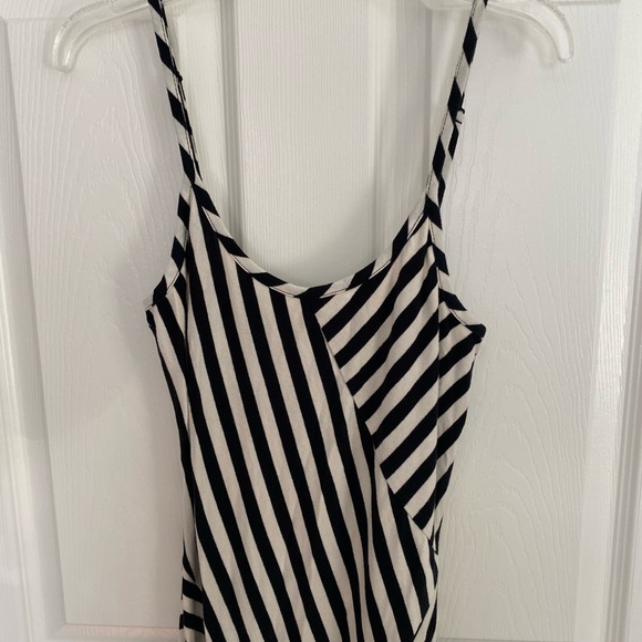 Maxi dress Black & White stripe S - Picture 7 of 7